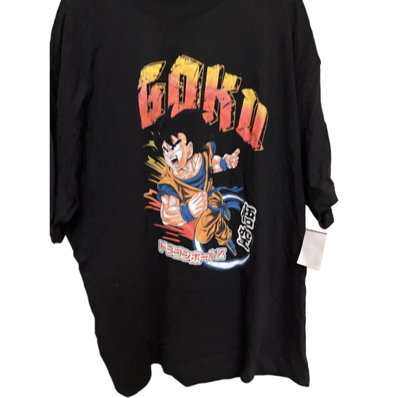NWT Men's Dragon Ball Z Black Goku Graphic Short Sleeve Tee 3XL - Picture 1 of 4